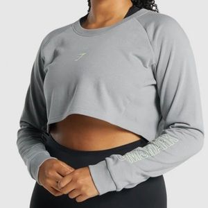 Gymshark Apollo Graphic Cropped Sweater